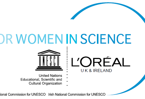 logo Loreal Usesco "dla kobiet i nauki"