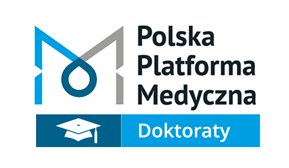 Logo Polskiej Platformy Medycznej z dopiskiem doktoraty