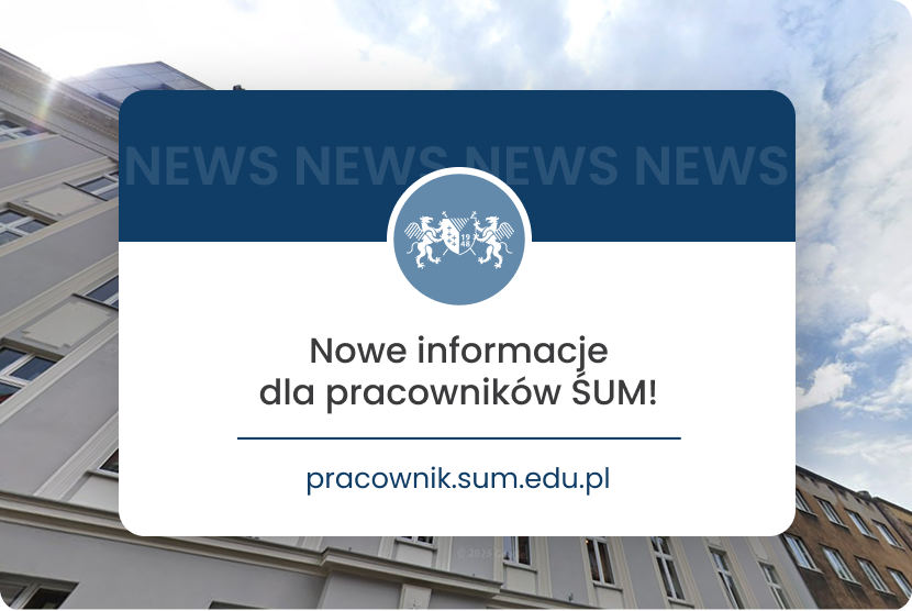 Nowe informacje dla pracowników ŚUM